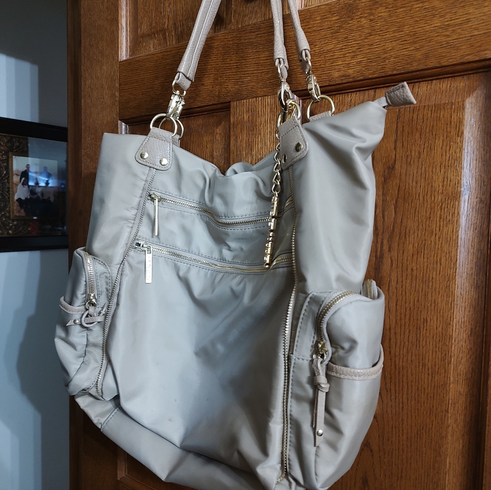 Roomy Beige Women's Tote Bag